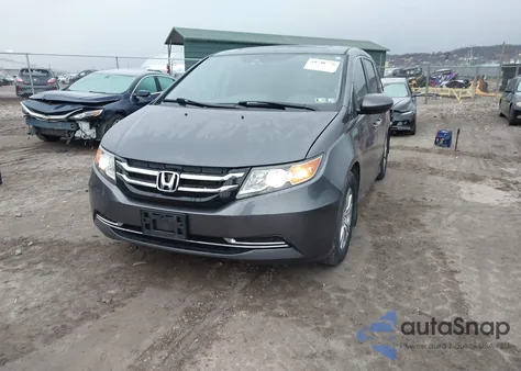 2014 Honda Odyssey Ex-L z USA, uszkodzony, nr VIN 5FNRL5H62EB057782